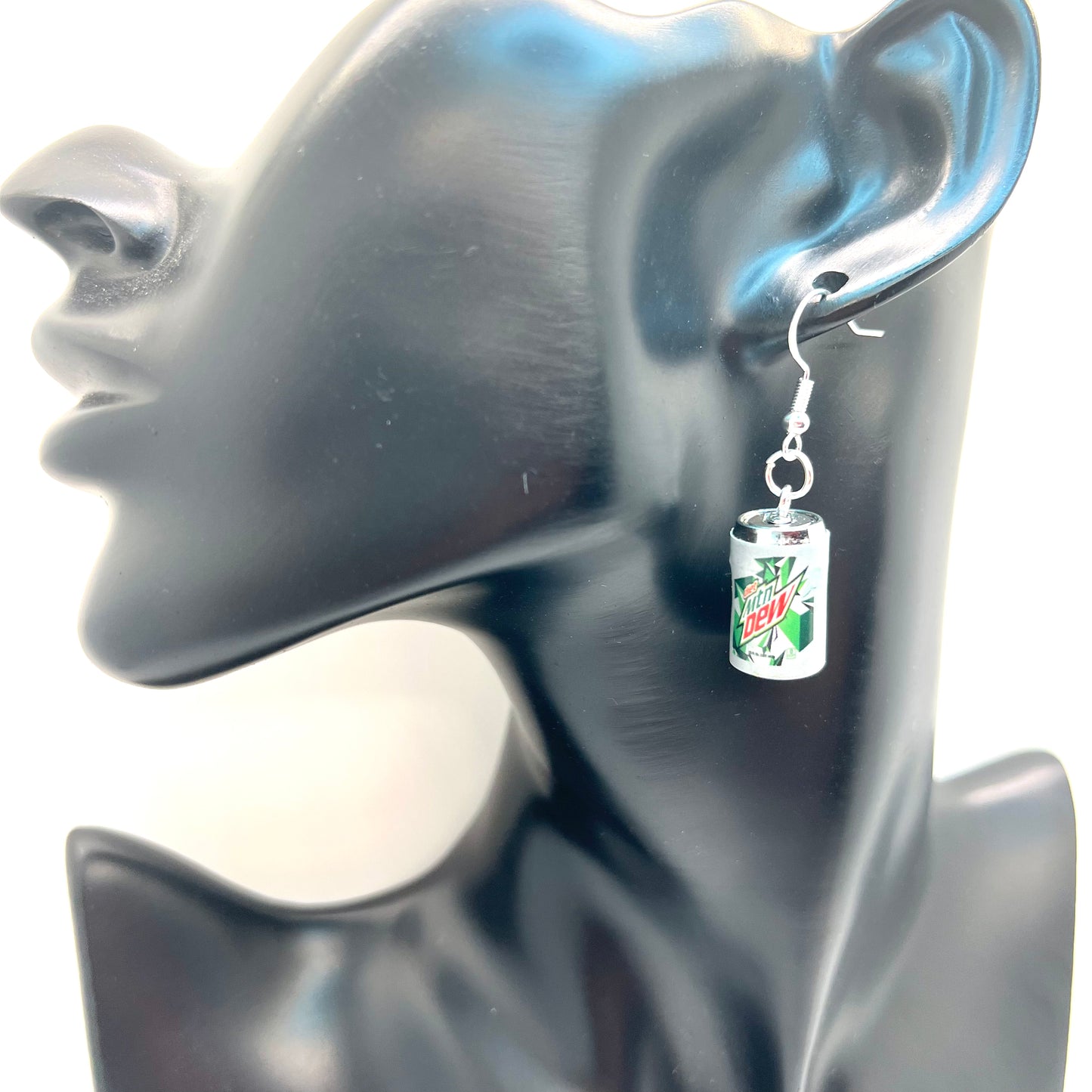 Diet Mt Dew Soda Can Earrings