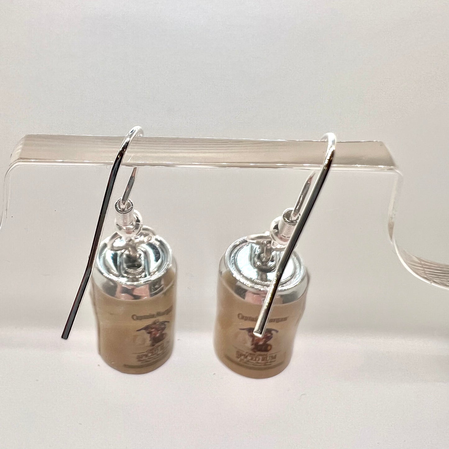 Captain Spiced Rum Can Earrings