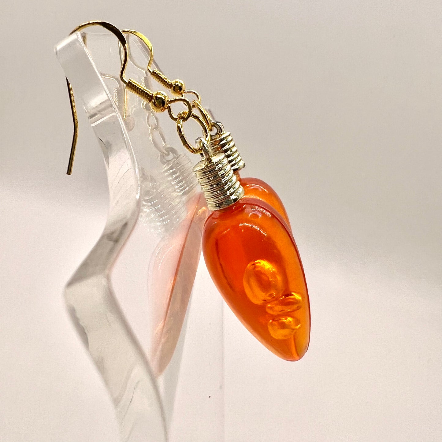 Christmas Light Bulb Earrings