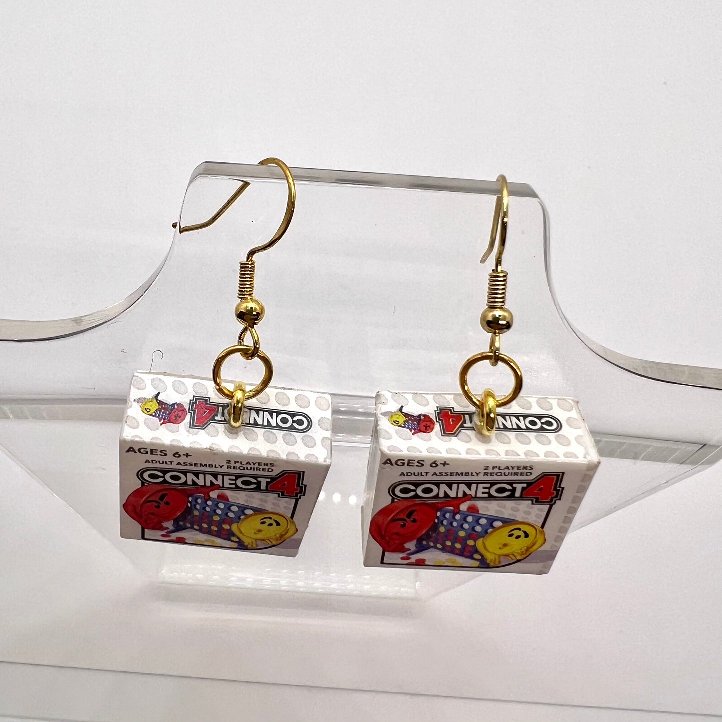 Connect Four Earrings