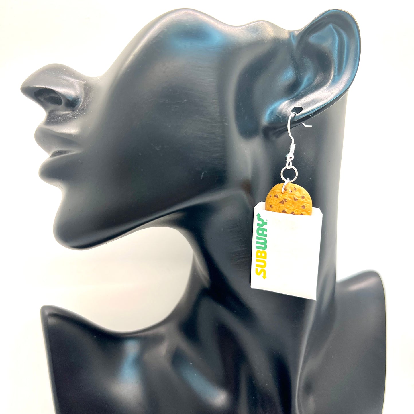 Subway Cookie Bag Earrings