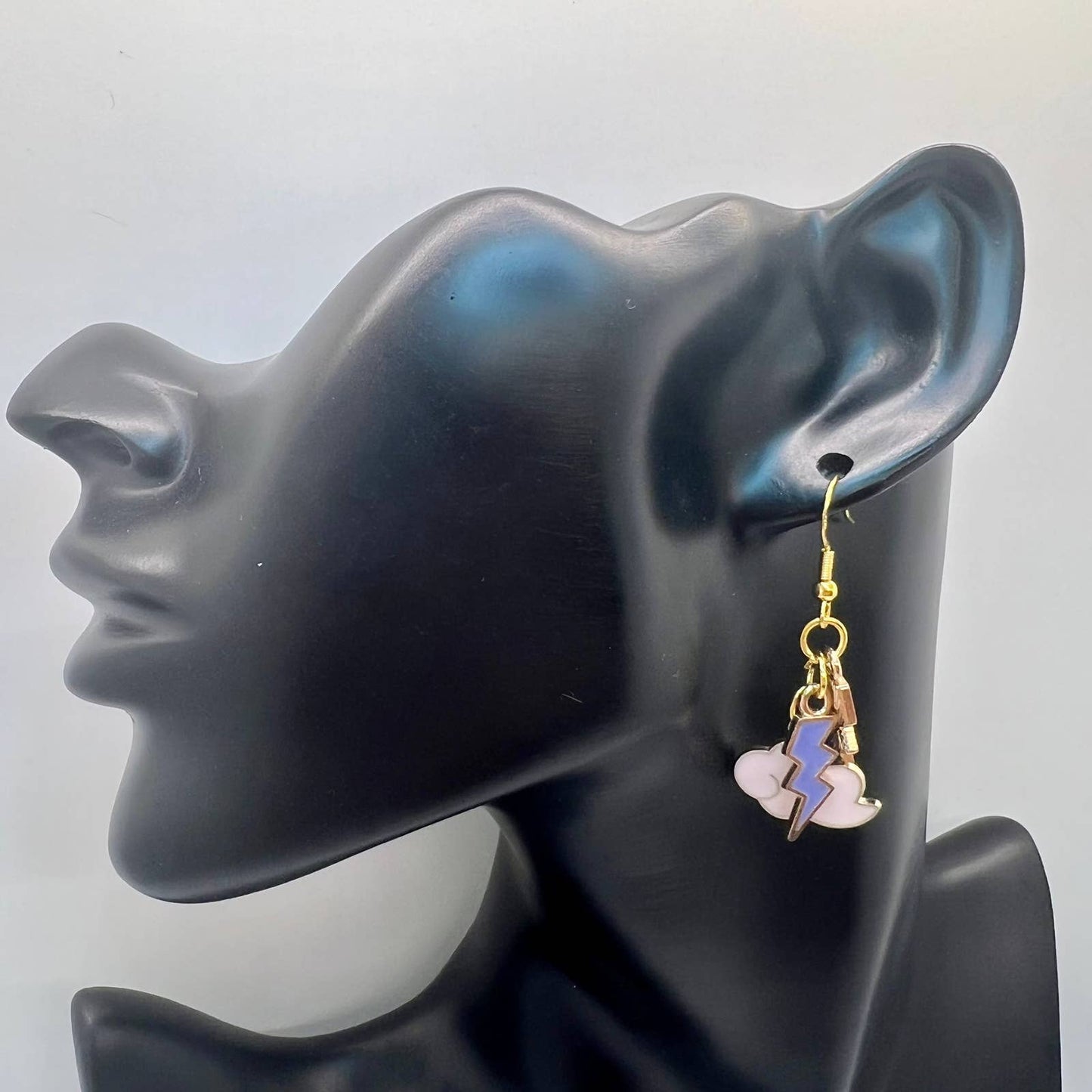 Naruto Cloud & Lightning Earrings