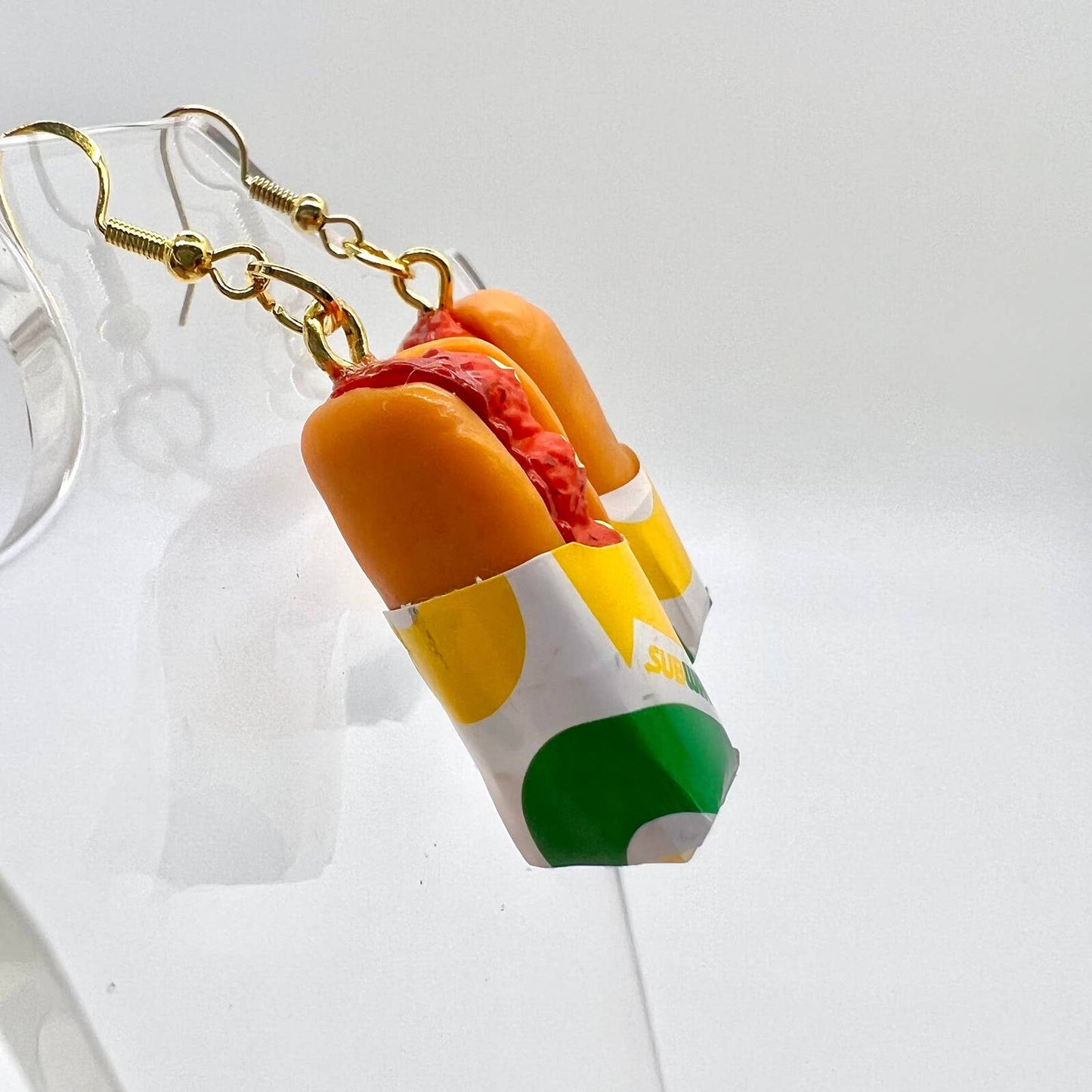 Subway Meatball Sub Earrings