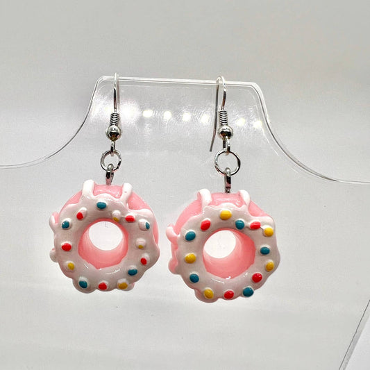 Sprinkle Donut Earrings