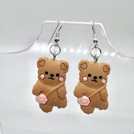 Teddy Bear Earrings