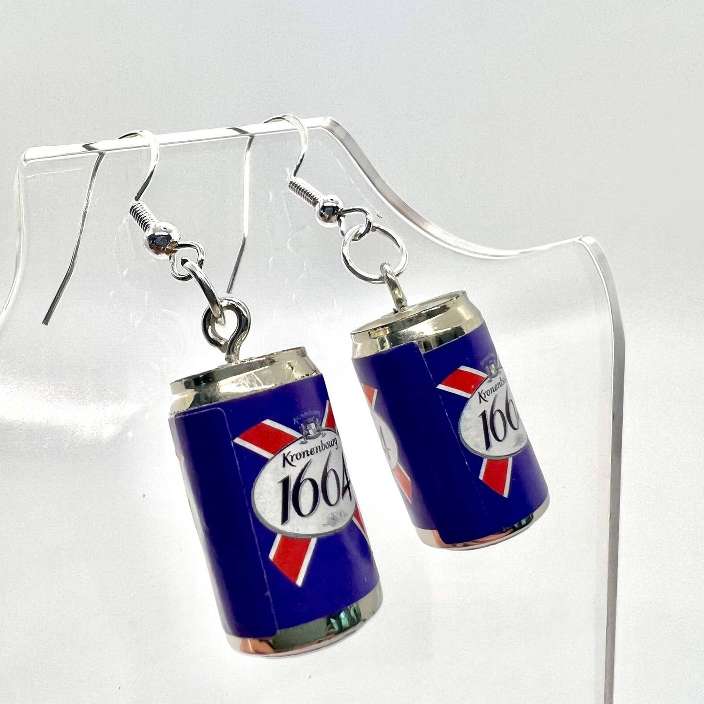 Kronenbourg 1664 Brewery Beer Earrings