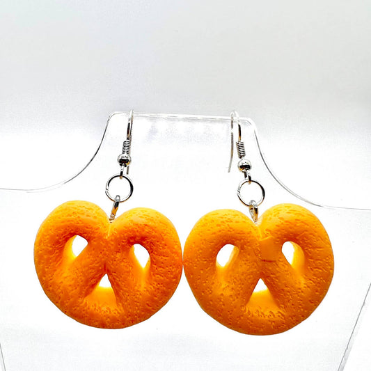 Soft Baked Pretzel Earrings