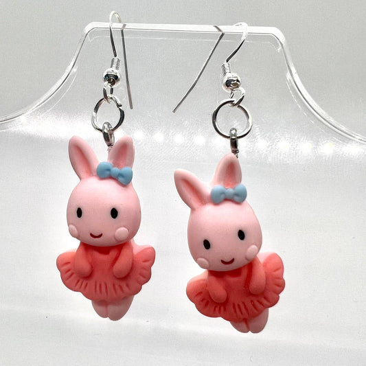 Ballerina Bunny Earrings