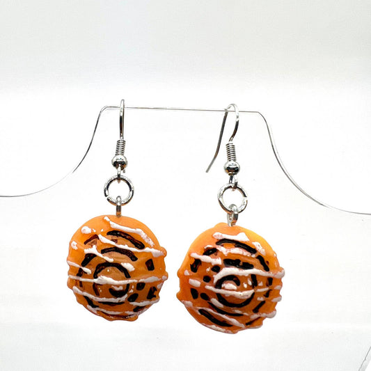 Cinnamon Bun Earrings