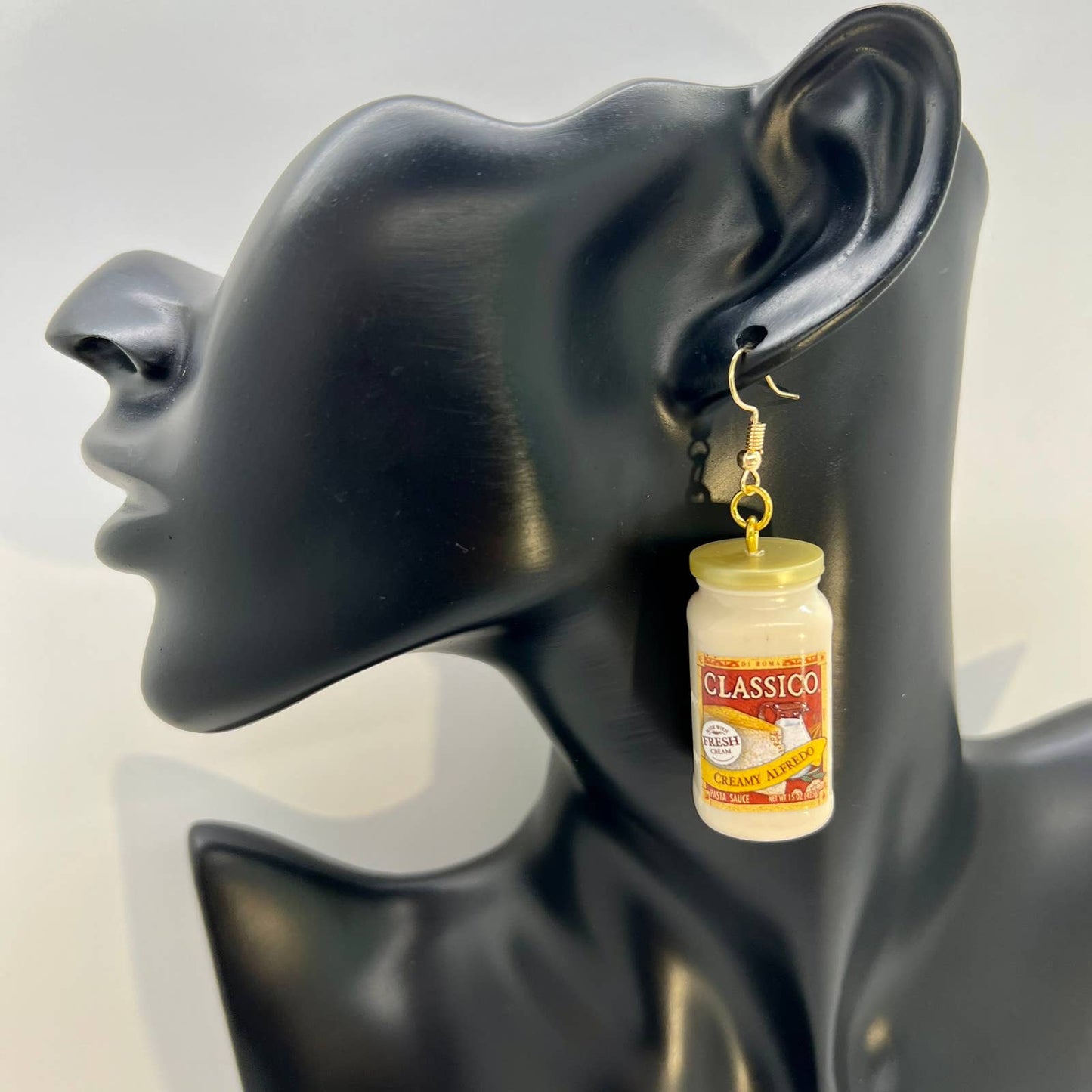 Spaghetti & Alfredo Sauce Earrings