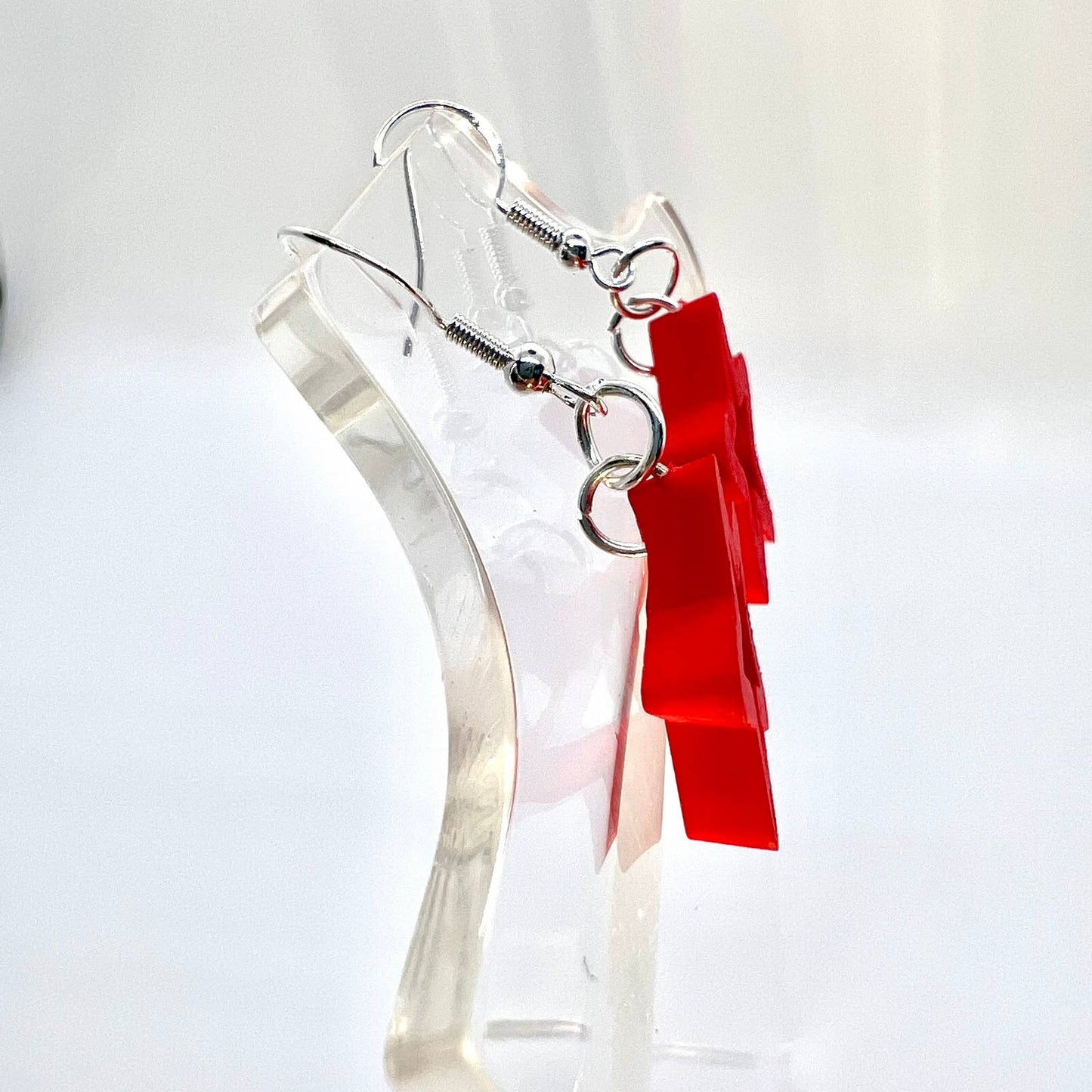 Red Star Earrings