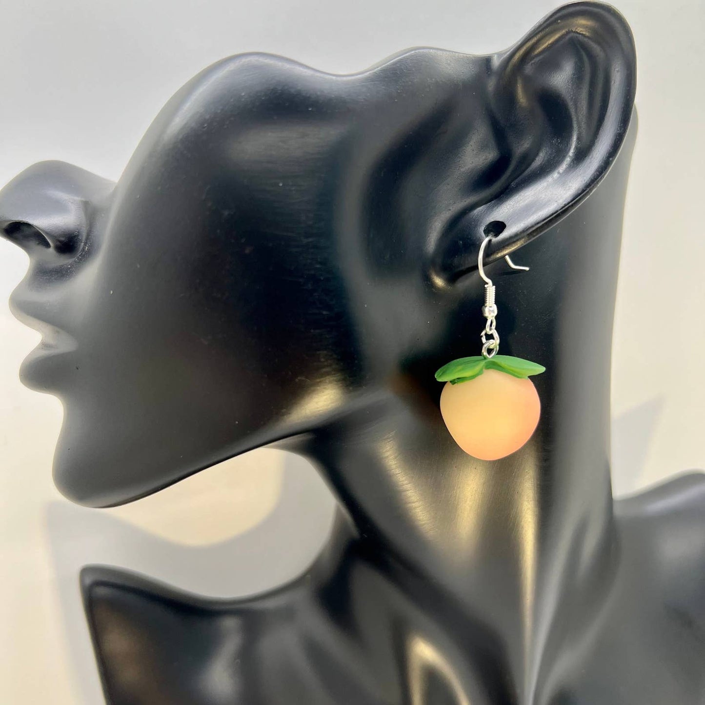 Chunky Peach Earrings