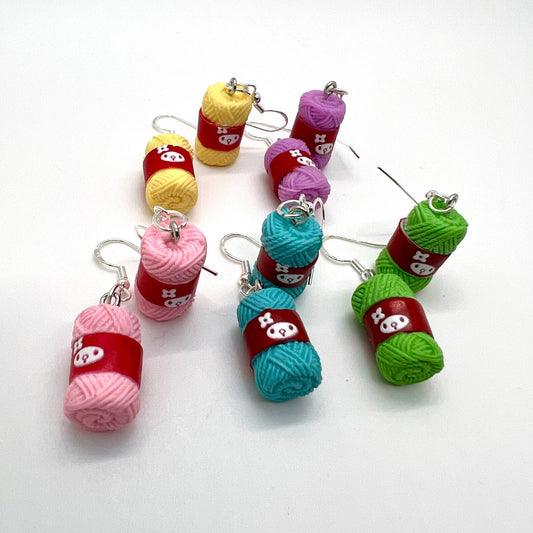 Balls of Yarn Earrings