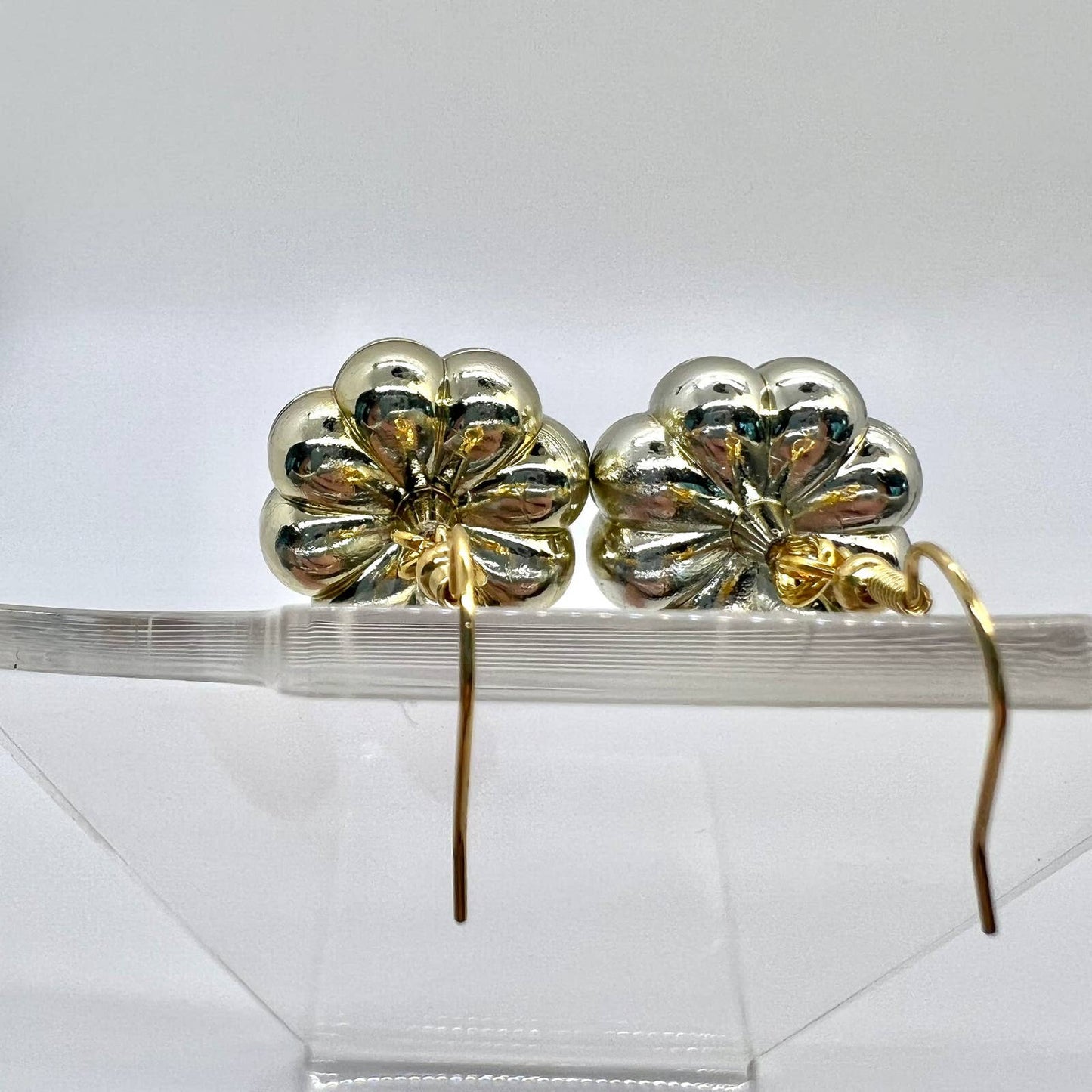 Gold Pumpkin Earrings