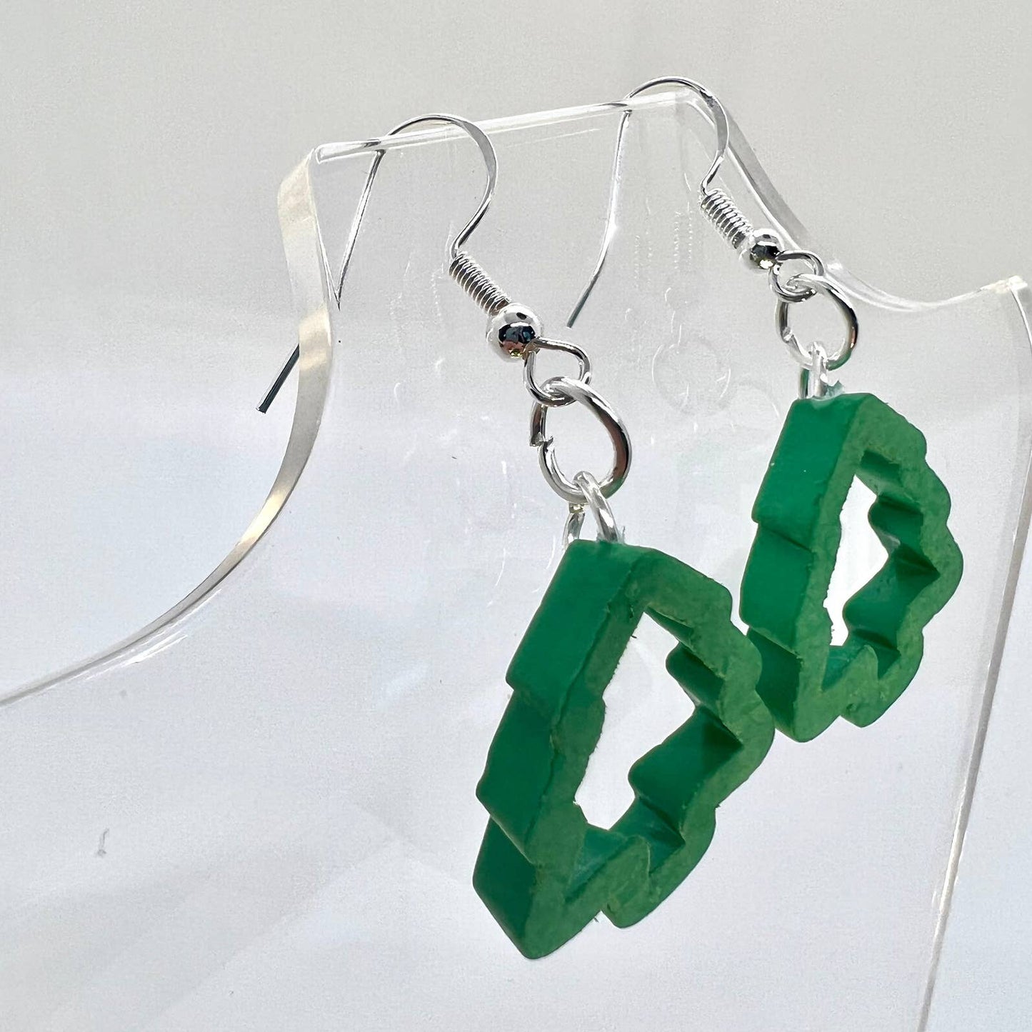 Christmas Tree Cookie Cutter Earrings