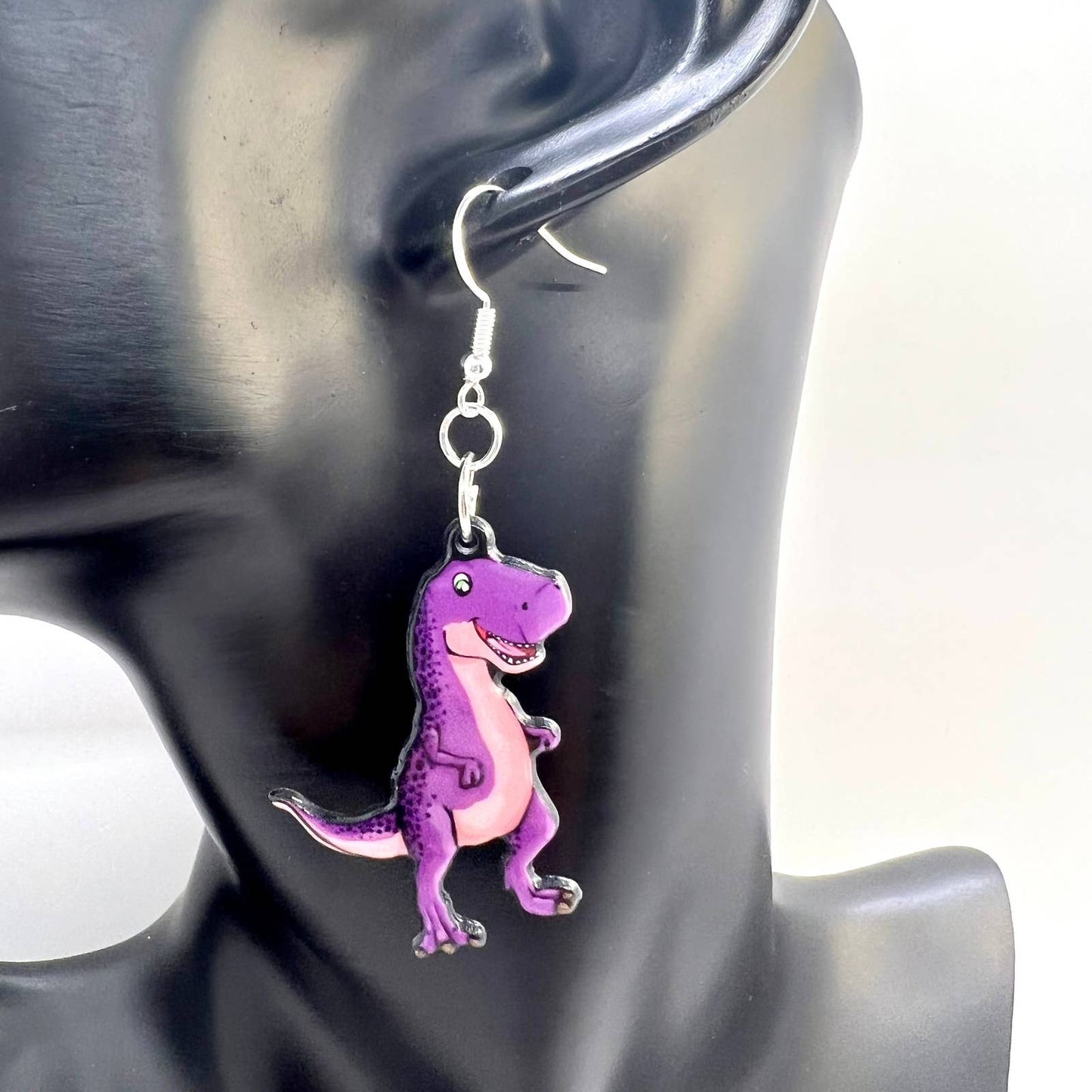 T-Rex Dinosaur Earrings