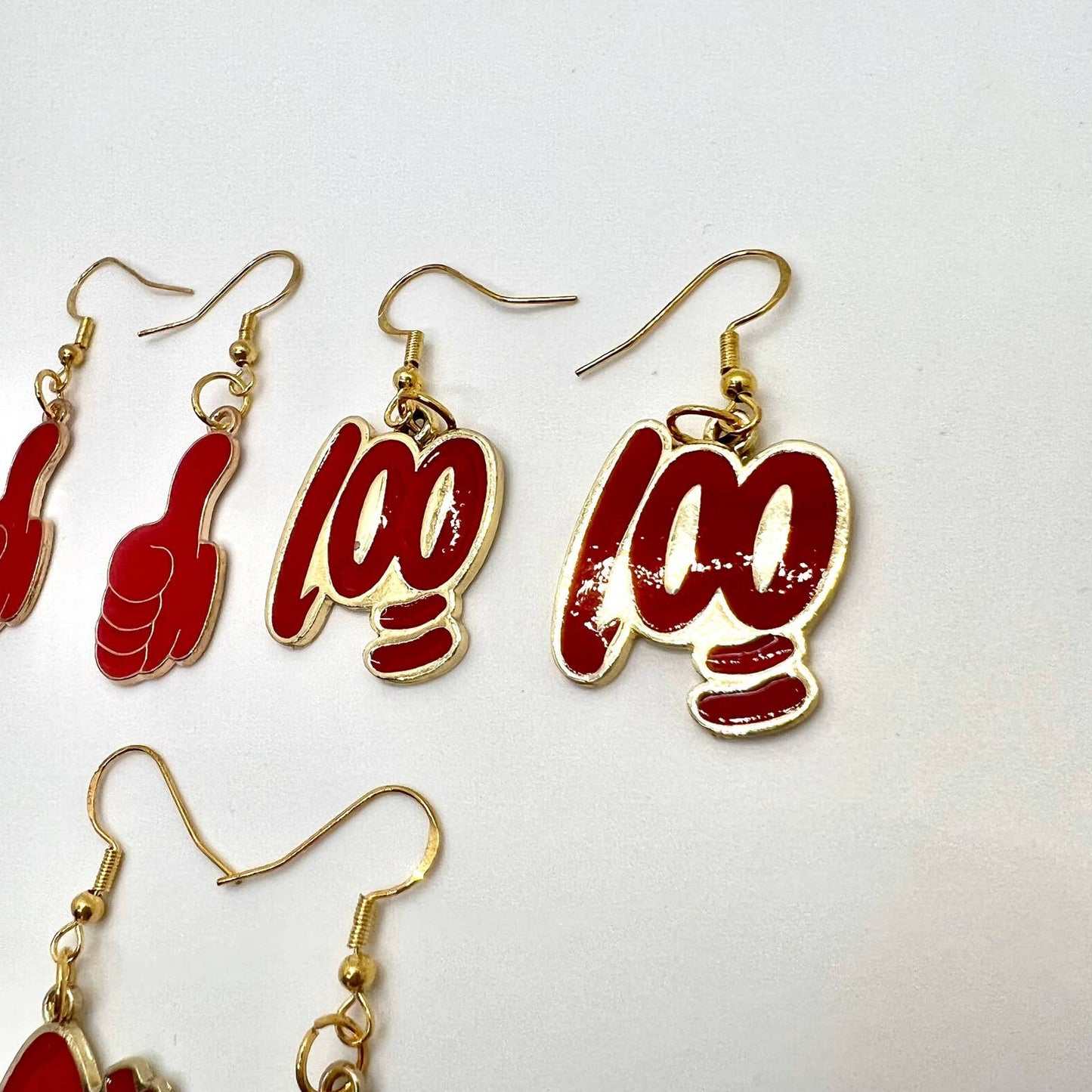 Red School Teacher Earrings