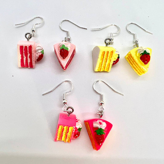 Cake Slice Earrings