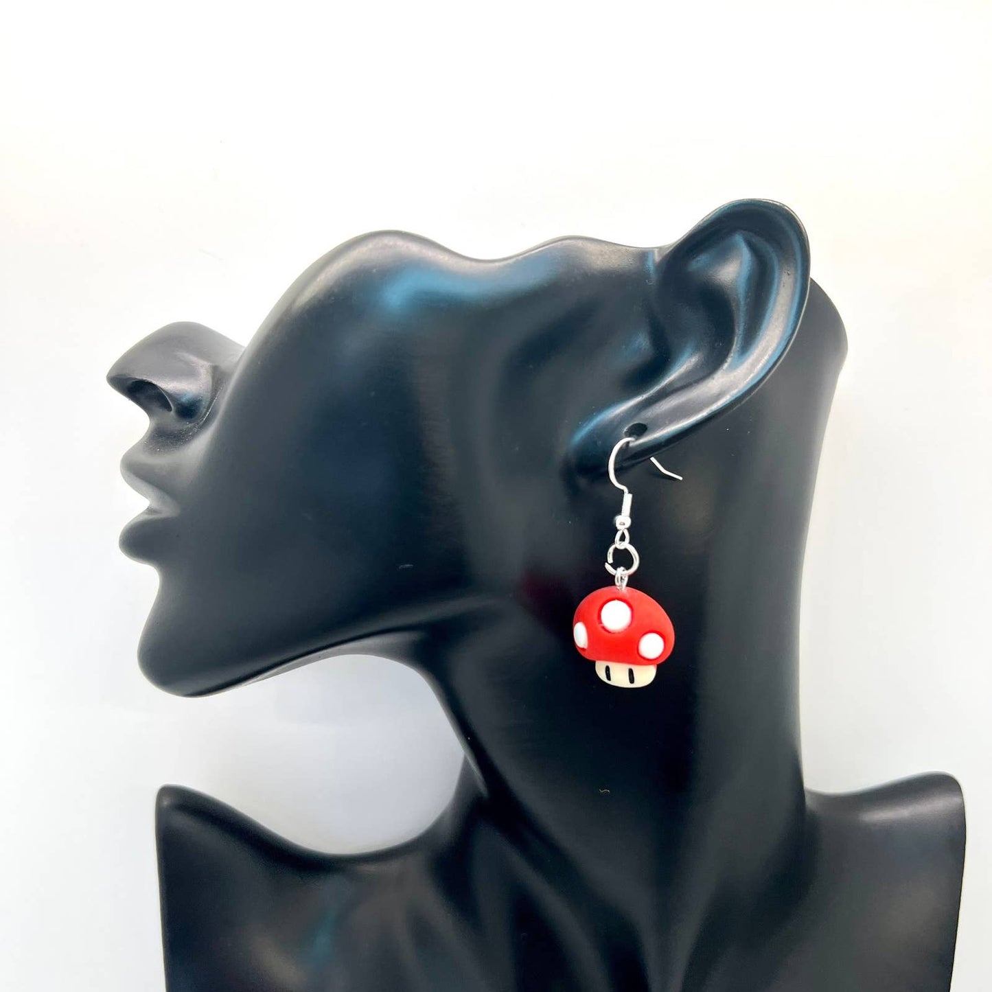 Red Mushroom Earrings