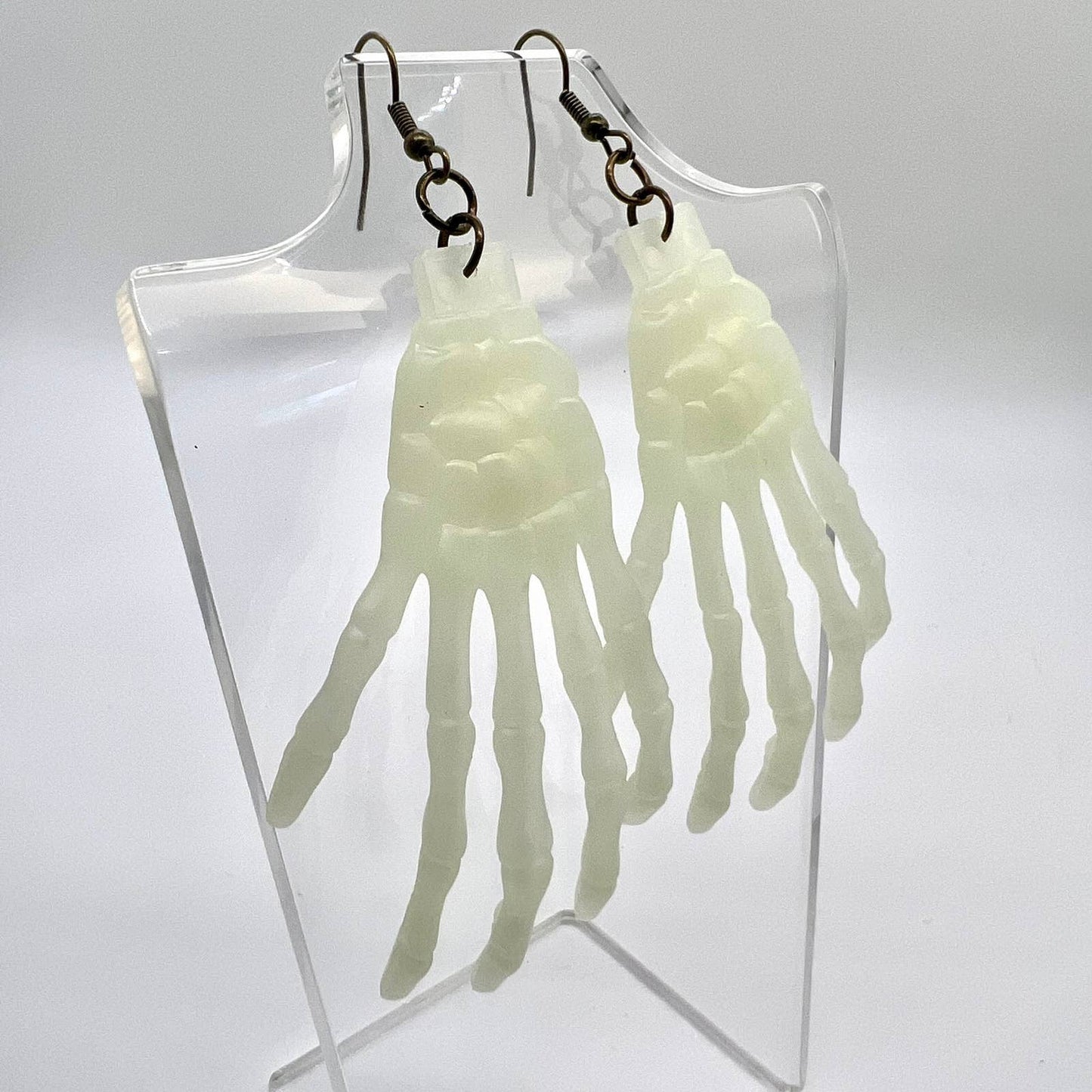 Glow In The Dark Skeleton Earrings