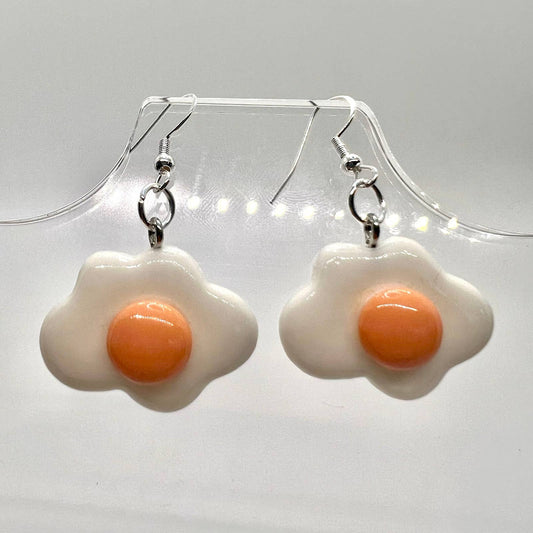 Fried Egg Earrings