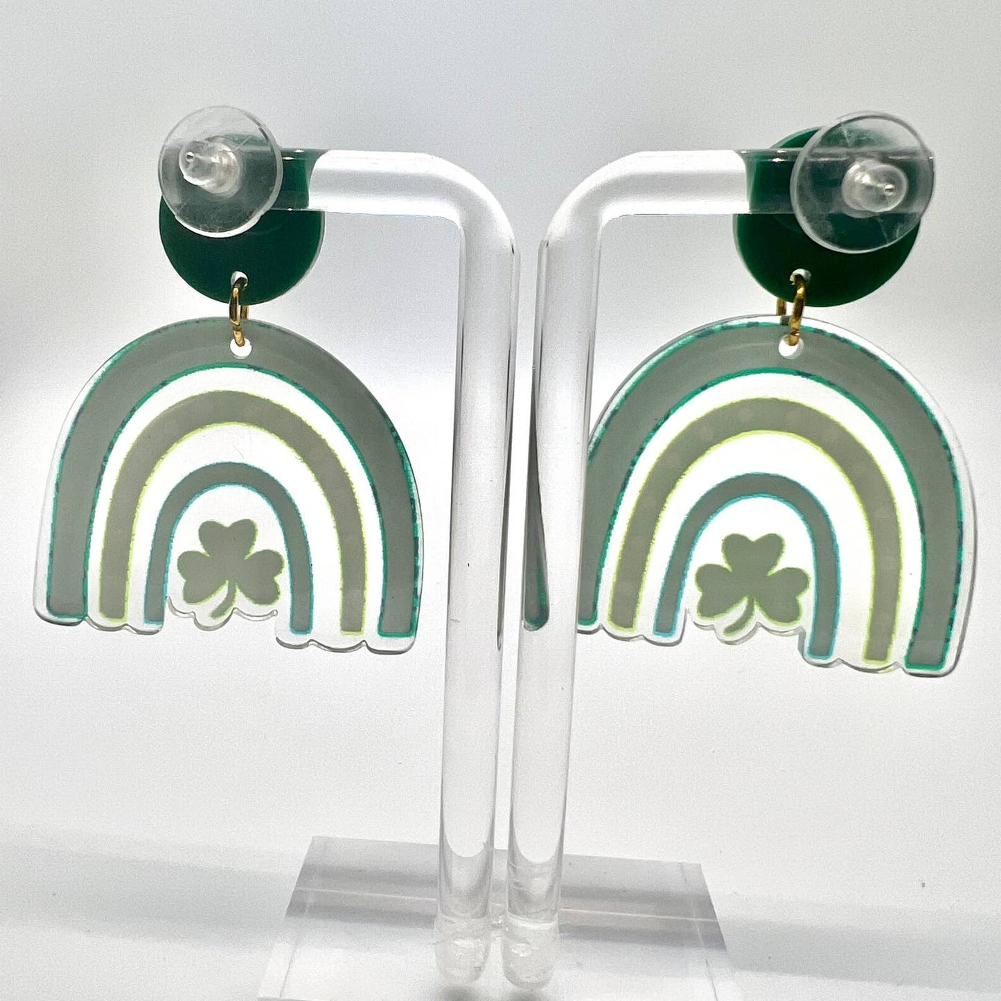 Shamrock Rainbow Earrings