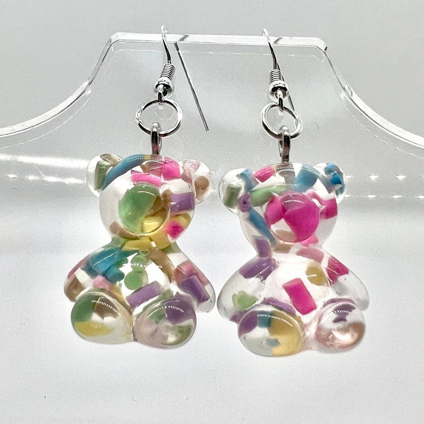 Sprinkle Gummy Bear Earrings