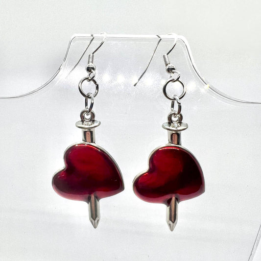Heart & Dagger Earrings