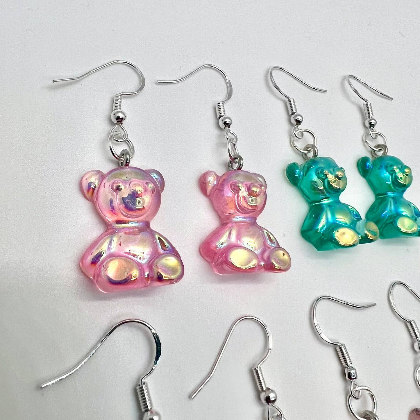 Metallic Gummy Bear Earrings