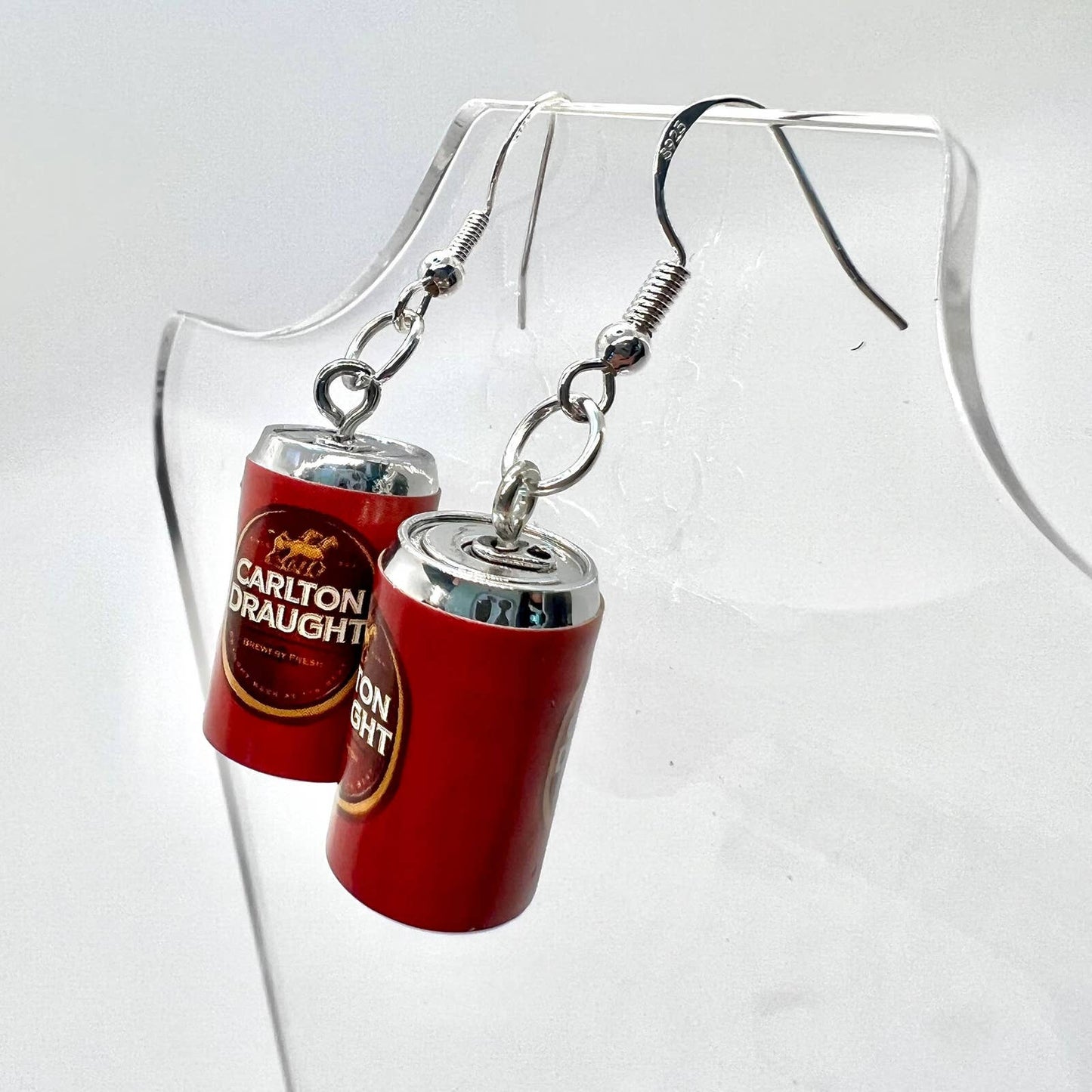 Carlton Brewery Beer Earrings