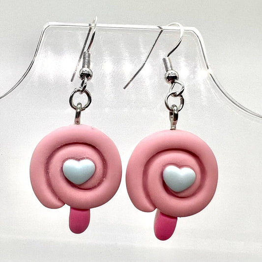 Pink Lollipop Earrings