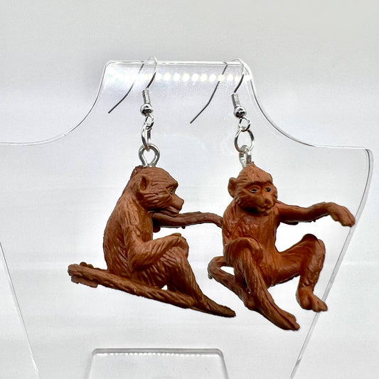 Monkey Earrings
