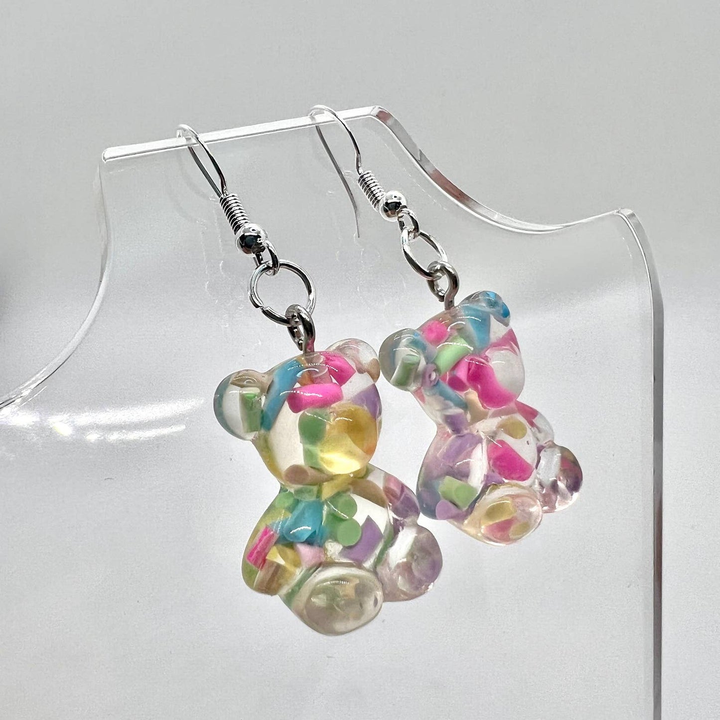 Sprinkle Gummy Bear Earrings