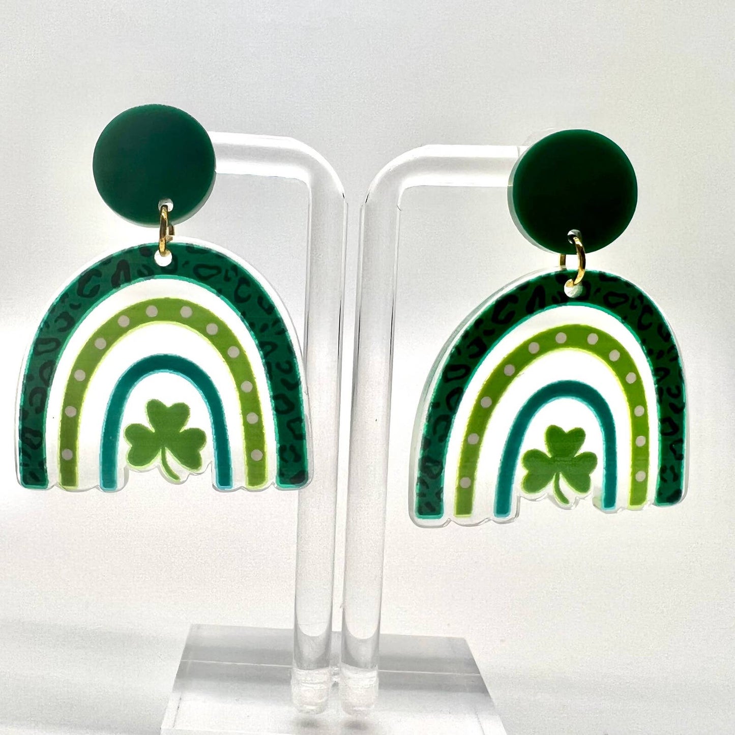 Shamrock Rainbow Earrings