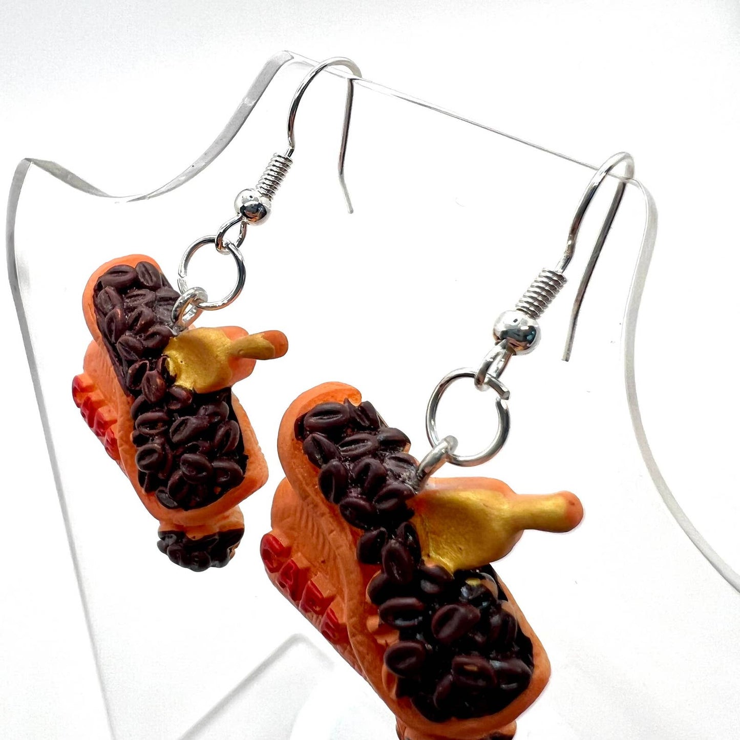 Coffee Bean Earrings