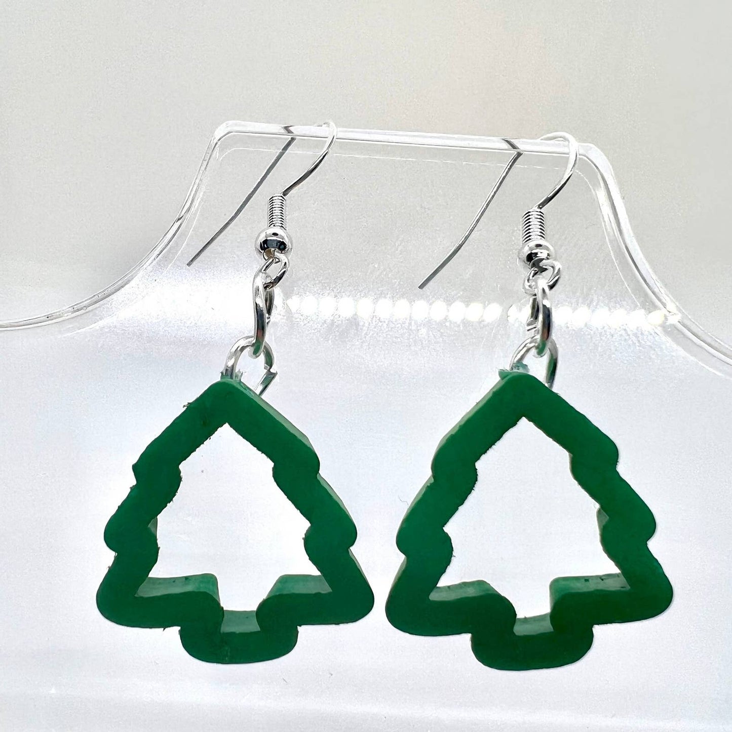 Christmas Tree Cookie Cutter Earrings