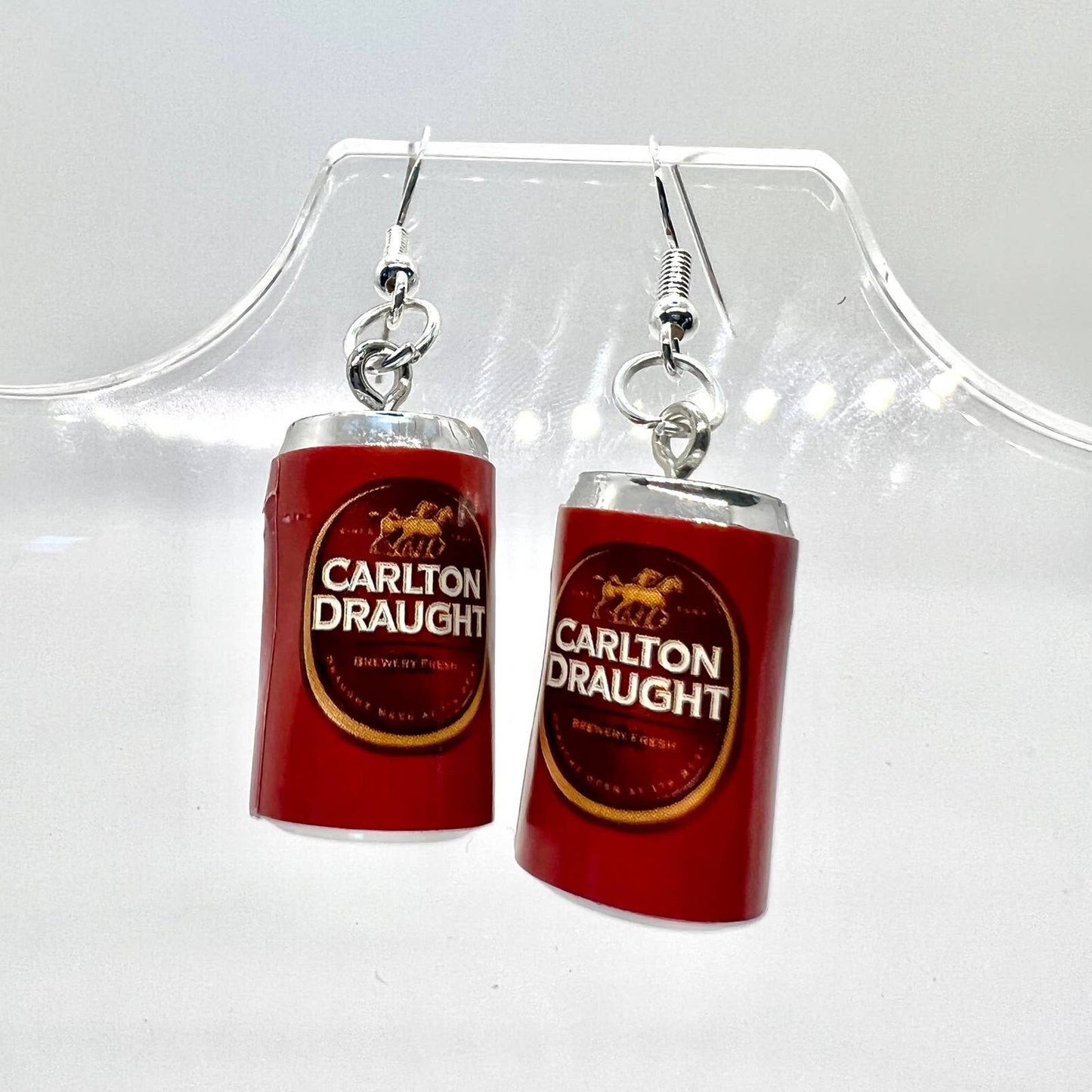 Carlton Brewery Beer Earrings