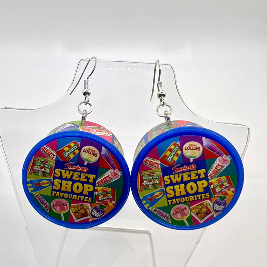 Sweet Shop Candy Tin Earrings