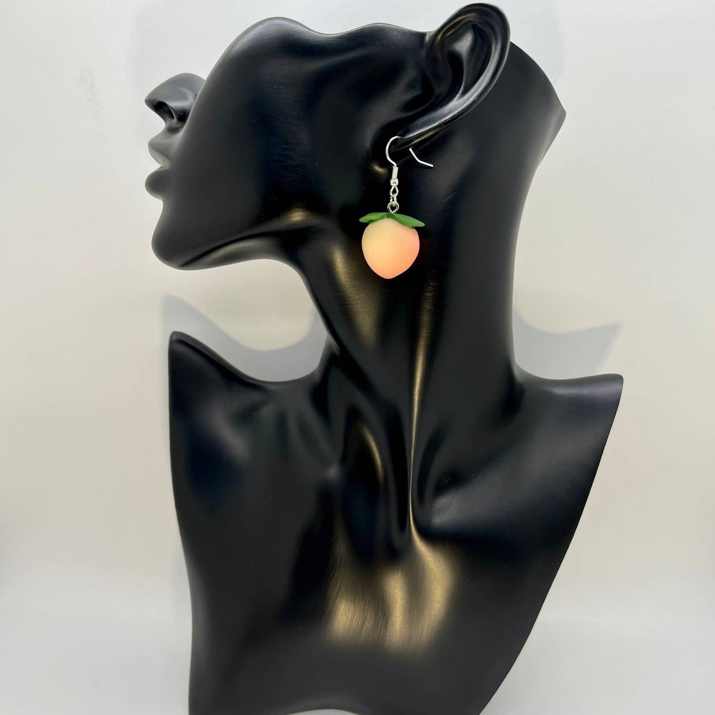 Chunky Peach Earrings