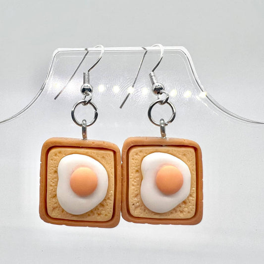 Eggs & Toast Earrings