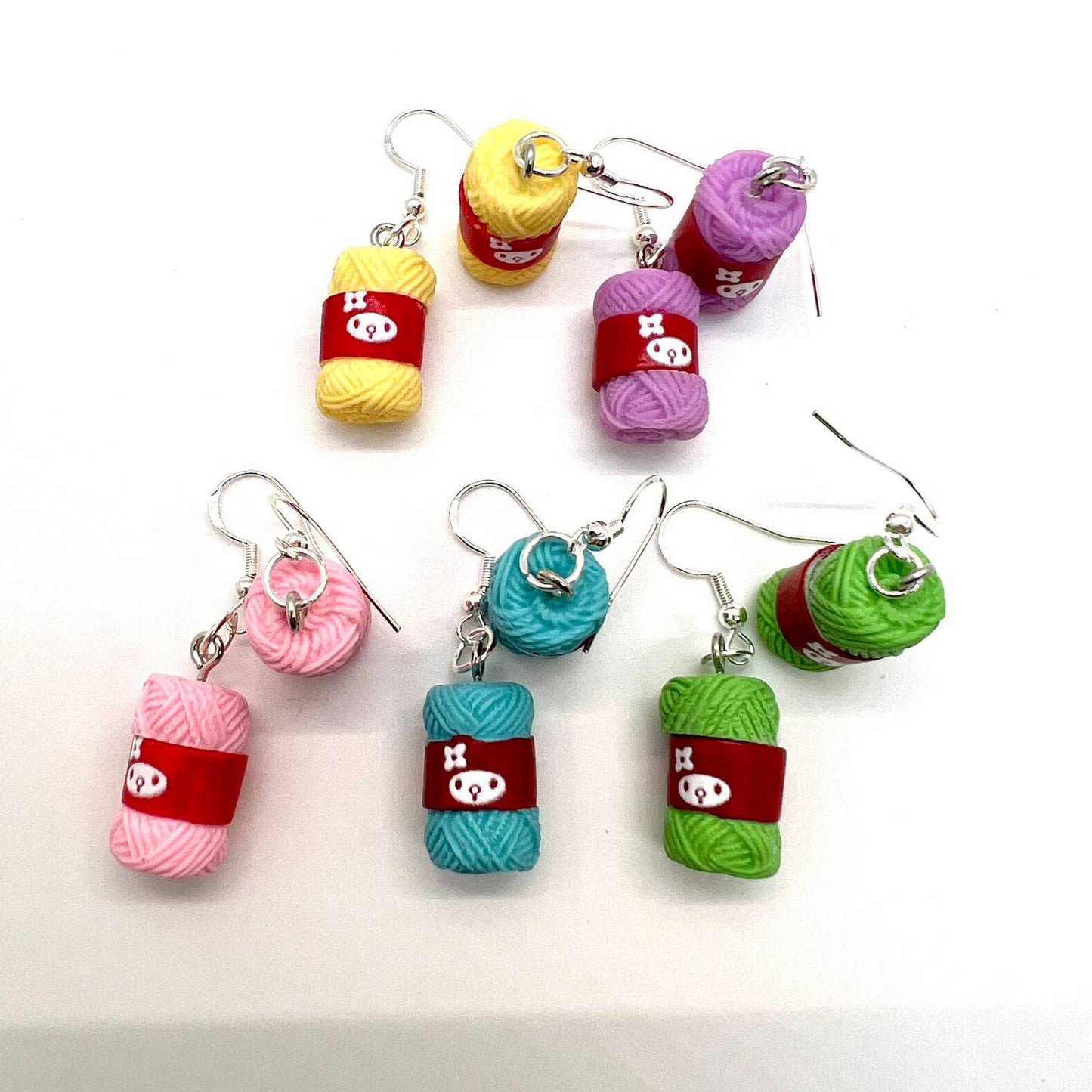Balls of Yarn Earrings
