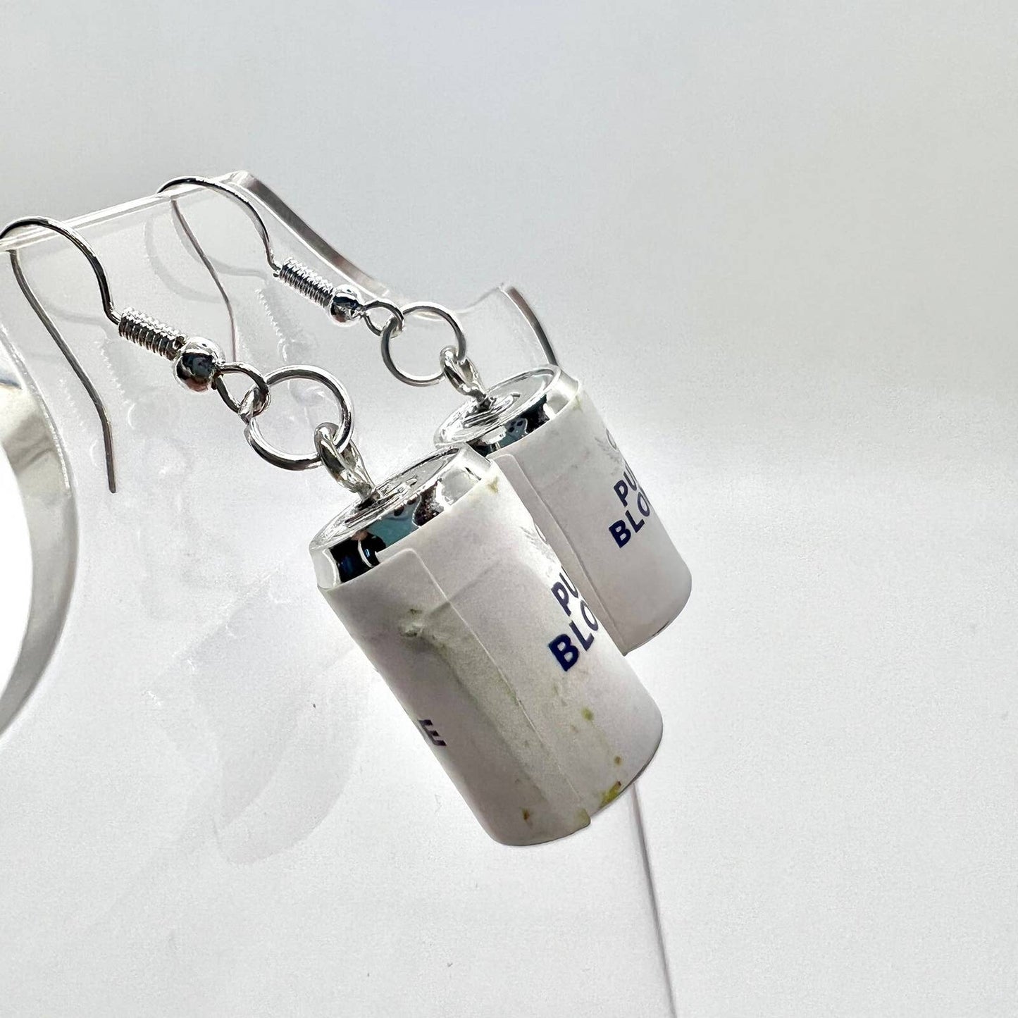 Pure Blonde Lager Beer Earrings