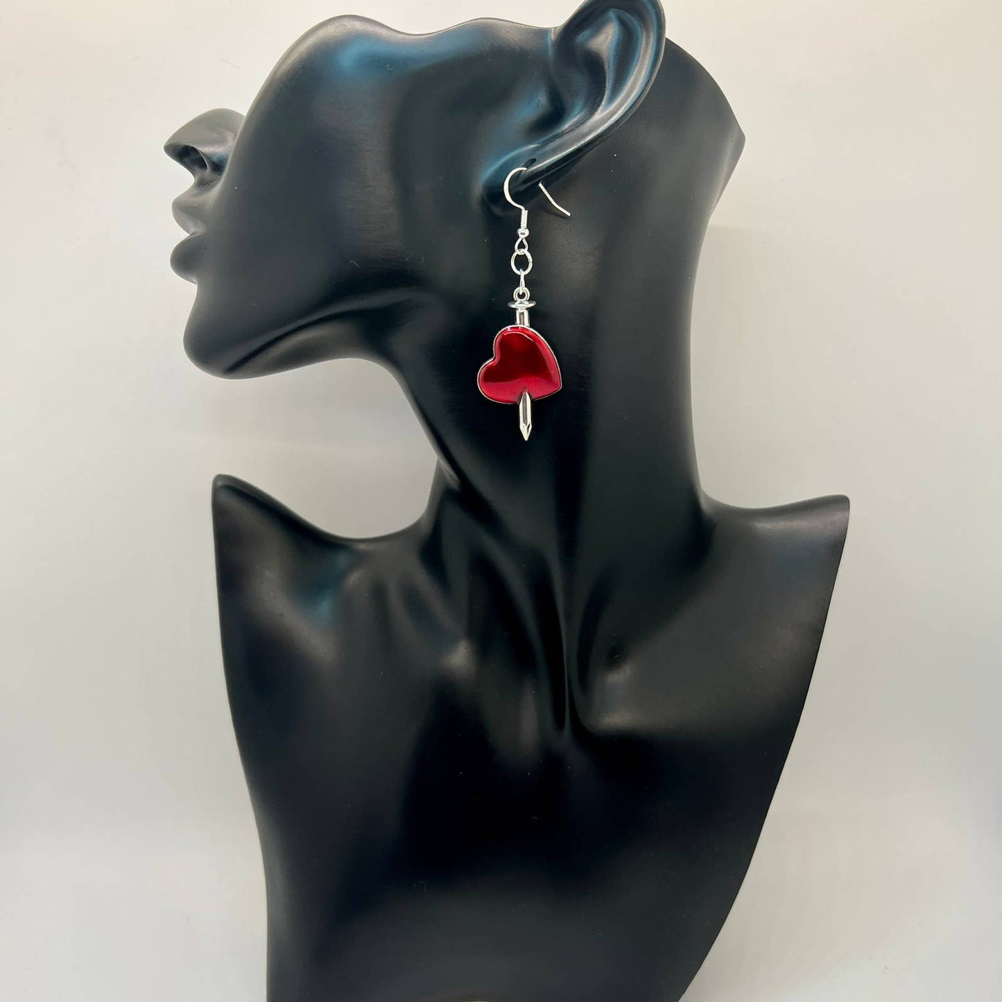 Heart & Dagger Earrings