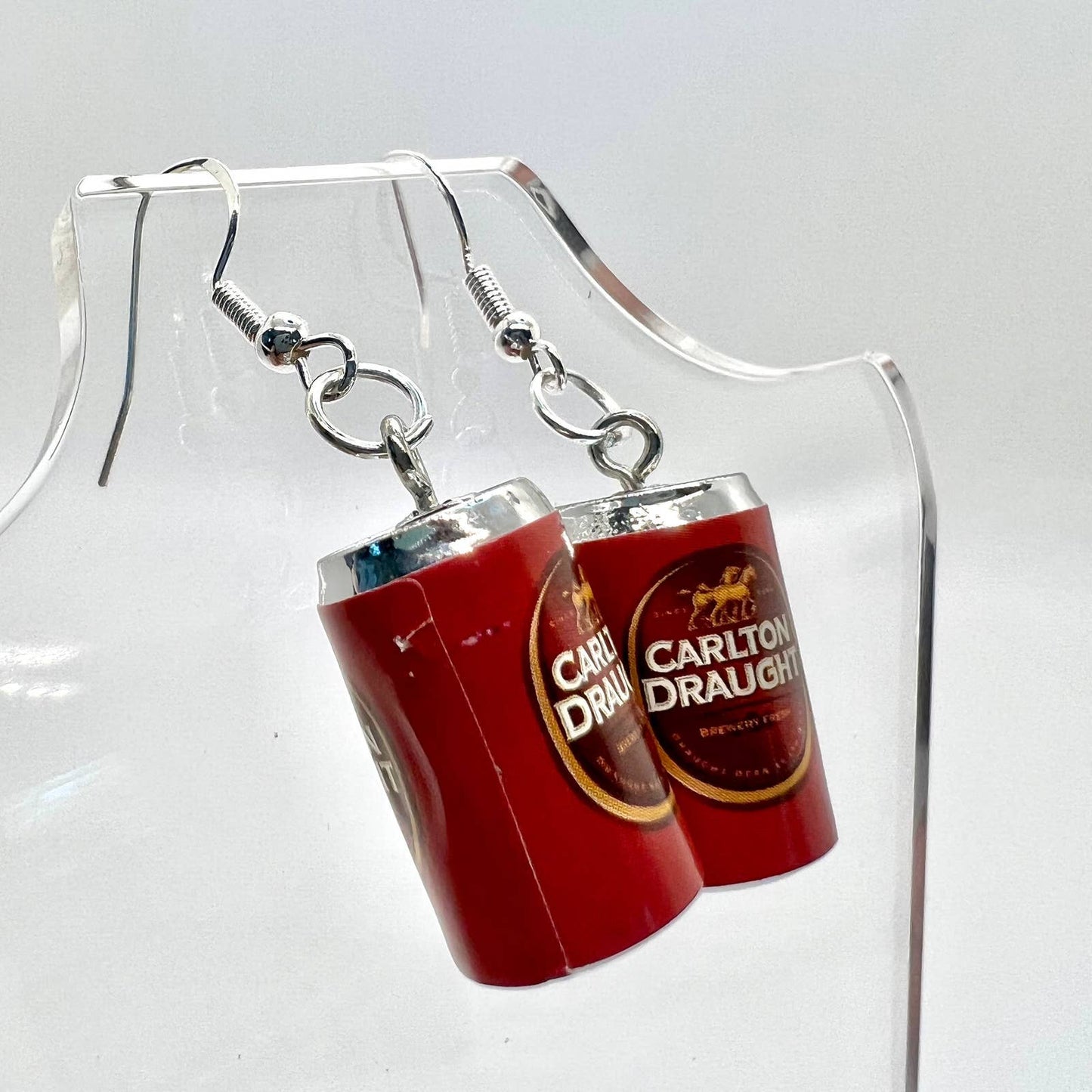 Carlton Brewery Beer Earrings