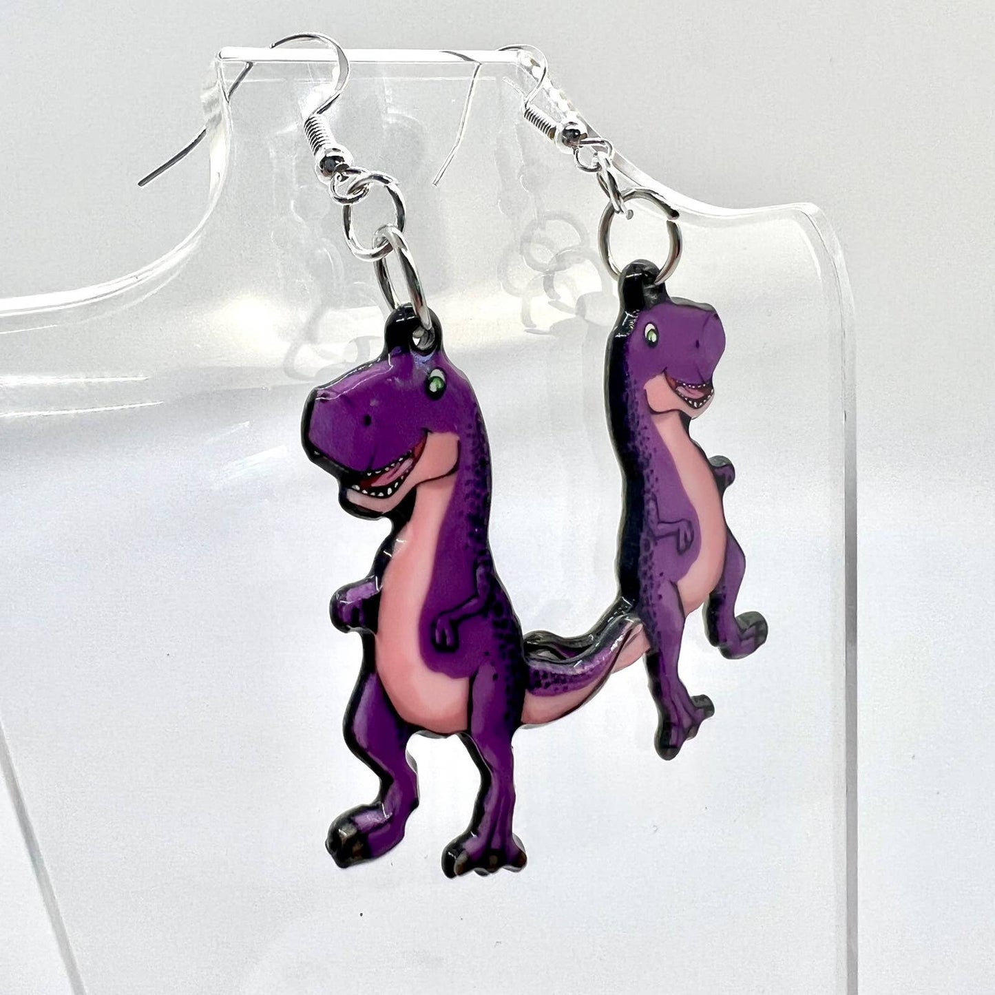 T-Rex Dinosaur Earrings