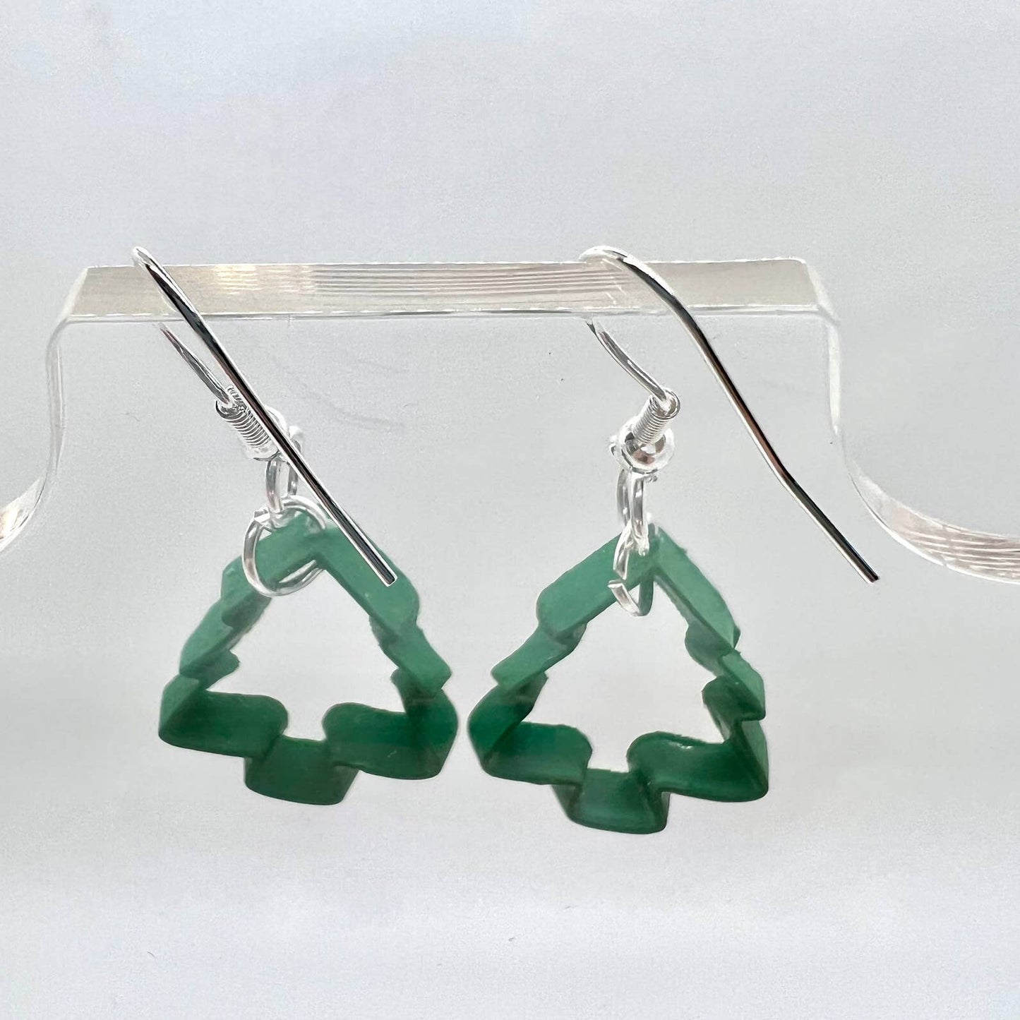 Christmas Tree Cookie Cutter Earrings