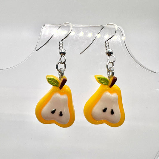 Pear Fruit Earrings