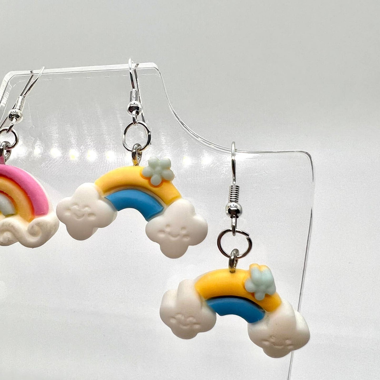 Rainbow & Cloud Earrings
