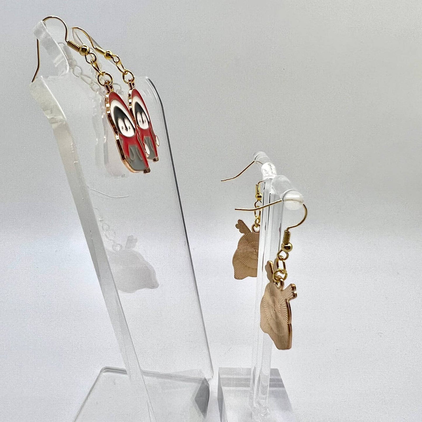 Christmas Penguin & Reindeer Earrings