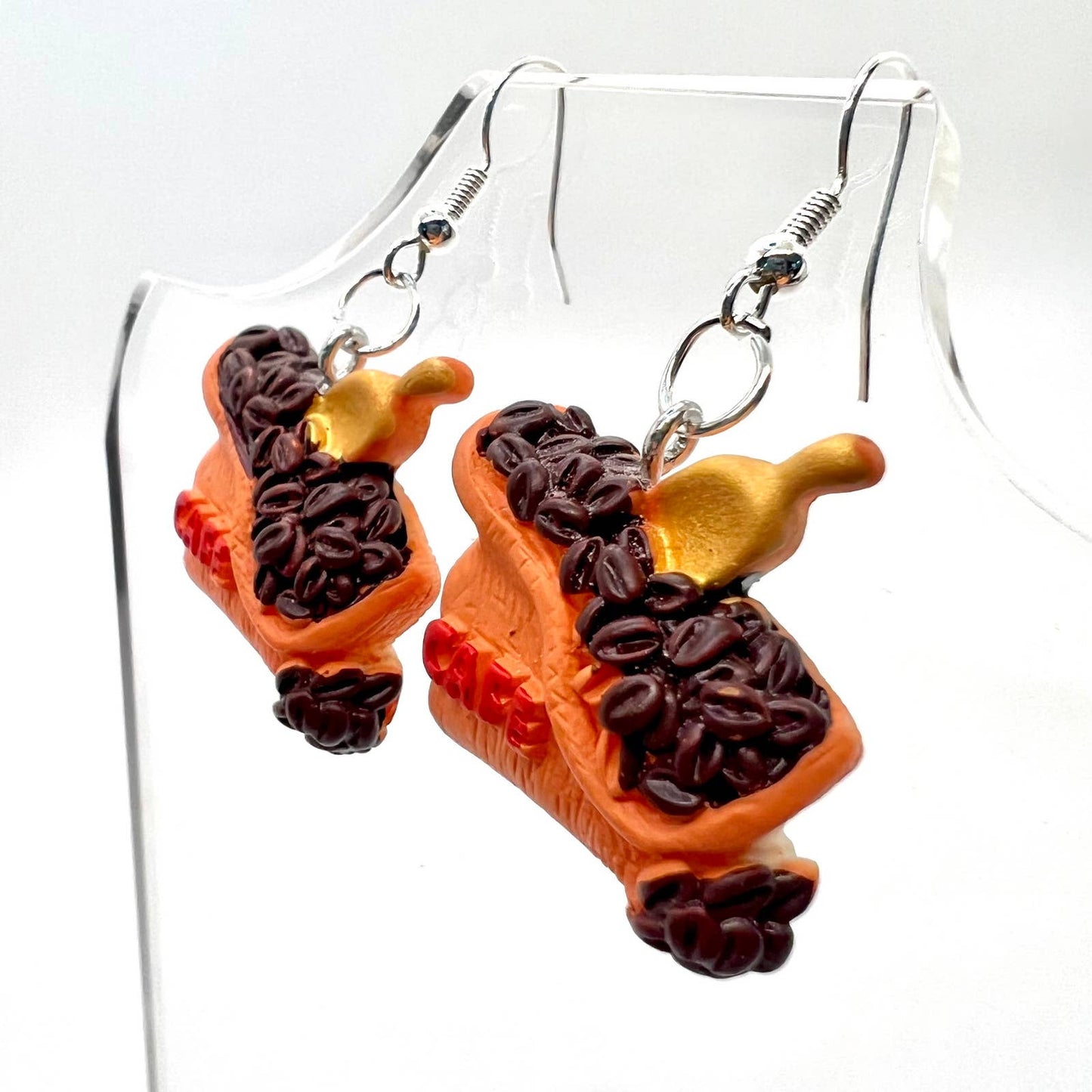 Coffee Bean Earrings